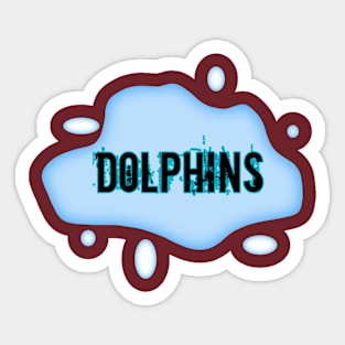 Dolphins Sticker